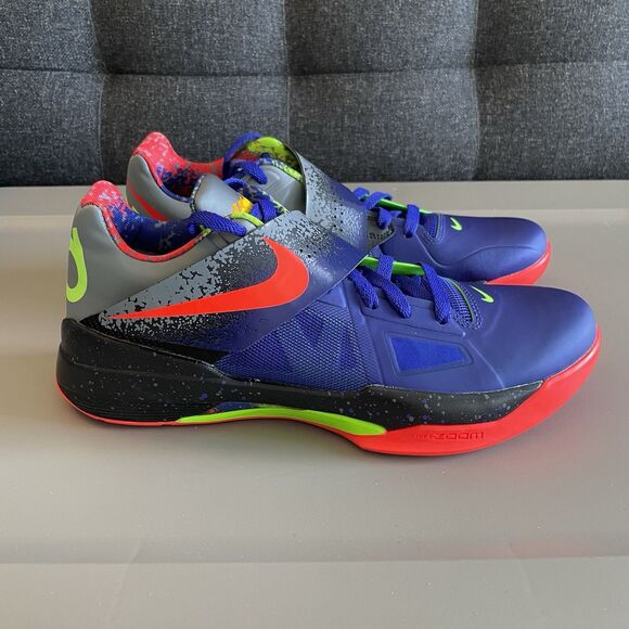 Nike Air Zoom KD 4 Nerf 2024 Basketball Shoe Men Sz 9.5 New Rare FQ8180-400 main image 4